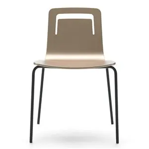 Silla Klip base cuatro patas Viccarbe