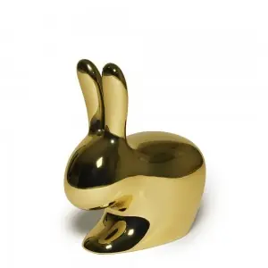Silla Rabbit baby metal Qeeboo