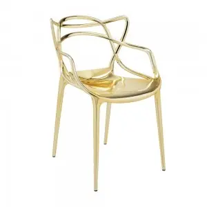 Silla Masters metalizada Kartell