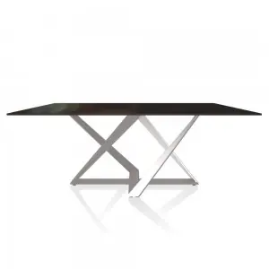 Mesa Millennium Rectangular Cristal Bontempi