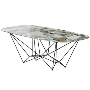 Mesa Fil8 oval fija cerámica Ozzio Design