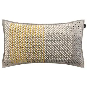 Cojín Canevas Geo Grey rectangular GAN