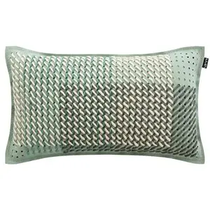 Cojín Canevas Geo Green rectangular GAN