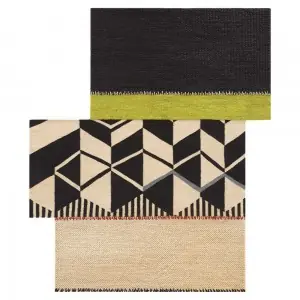 Alfombra Rustic Chic Geo Pistachio GAN