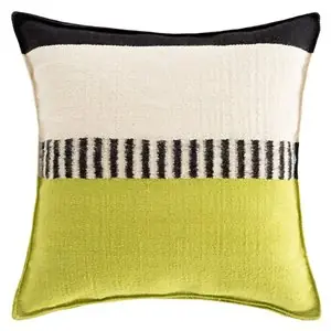Cojín Rustic Chic Geo Pistachio cuadrado GAN