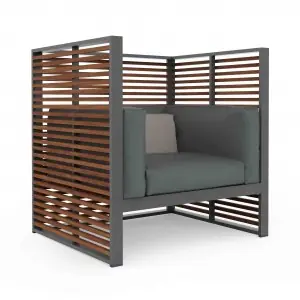 Sillón Normando DNA Teca Gandia Blasco