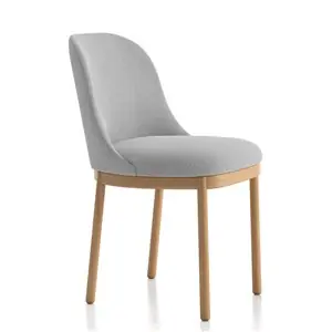 Silla Aleta base madera Viccarbe
