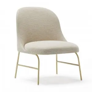 Butaca Aleta Lounge base metálica Viccarbe