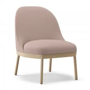 Butaca Aleta Lounge base madera Viccarbe