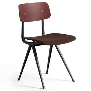 Silla Result asiento tapizado Hay