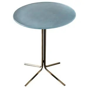 Mesa auxiliar redonda Genius cristal Sovet Italia