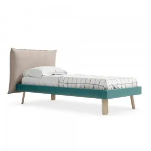 Cama individual Pillow tapizada Nidi