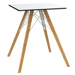 Mesa cuadrada Faz Wood dining Vondom