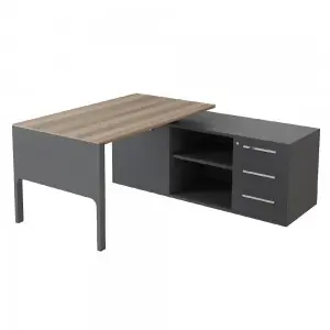 Mesa ejecutiva perfil bajo con 3 cajones Lance Ofifran