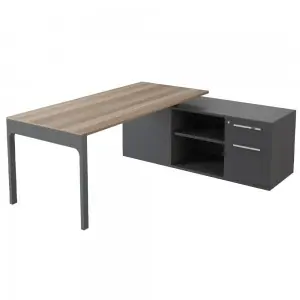 Mesa ejecutiva perfil alto con 1 cajón archivador Lance Ofifran