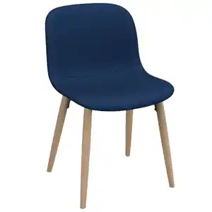 Silla Troy Tapizada Madera Magis