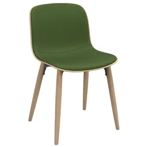 Silla Troy Madera Frente Tapizada Magis