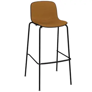 Taburete Troy Madera Tapizado Acero Magis