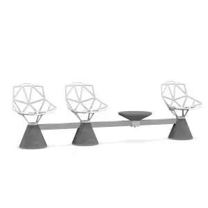 Banco Chair_One Public Seating System 1 Magis