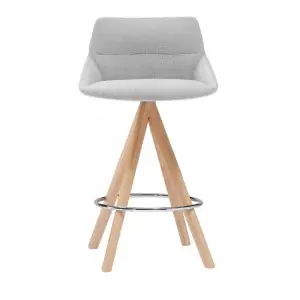 Taburete Dunas XS giratorio madera Inclass