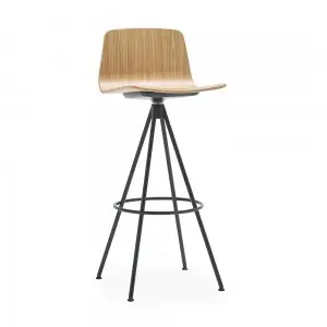 Taburete Varya Wood giratorio Inclass