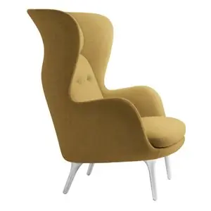 Sillón Ro patas aluminio Fritz Hansen