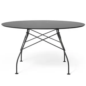 Mesa Glossy Outdoor redonda Kartell