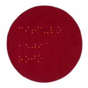 Alfombra Braille redonda Nowcarpets