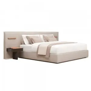 Cama + Mesitas Silence suelo Joquer