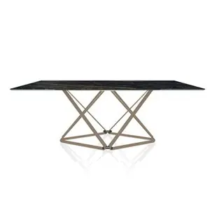 Mesa Delta Rectangular mármol Bontempi