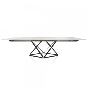 Mesa Delta Extensible Rectangular Cerámica/Mármol Bontempi