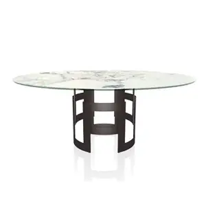 Mesa Imperial Redonda Madera/Mármol Bontempi