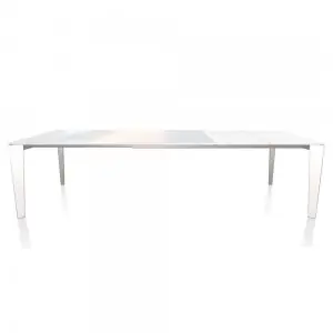 Mesa Senso Extensible Cristal/Madera Bontempi