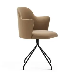 Sillón Aleta base giratoria Viccarbe