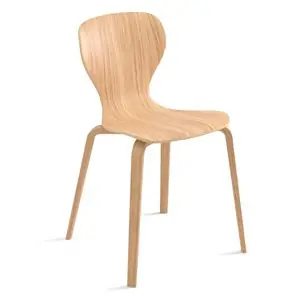 Silla Ears base cuatro patas madera Viccarbe
