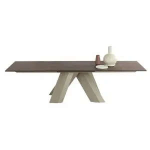 Mesa Twist Rectangular Melamina/Mármol Ingenia