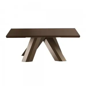 Mesa Twist Rectangular Madera/Cristal Ingenia