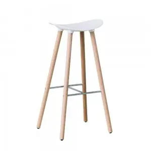 Taburete Coma Wood polipropileno Enea