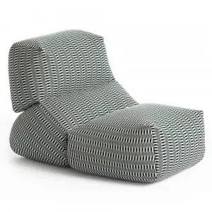 Puf Grapy blue deco Outdoor GAN