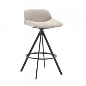Taburete Nuez base giratoria acero BQ-2749/2748 Andreu World