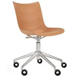 Silla P/Wood Ruedas Kartell