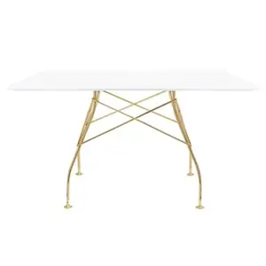 Mesa Glossy cuadrada Kartell