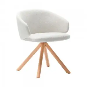 Sillón Binar60 giratorio madera Inclass