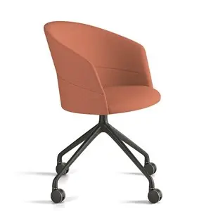 Sillón Copa base con ruedas Viccarbe