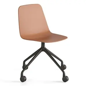 Silla Maarten base giratoria con ruedas Viccarbe