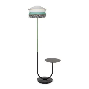 Lámpara pie con mesa Calypso Antigua exterior contardi