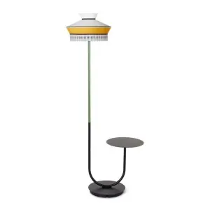 Lámpara pie con mesa Martinque exterior Contardi