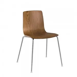Silla Aava madera patas Arper