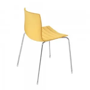 Silla Catifa 46 tapizada patas Arper