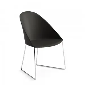 Silla Cila polipropileno patín Arper